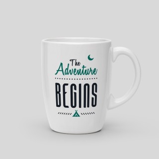 Mug The adventure begins Mug The adventure begins